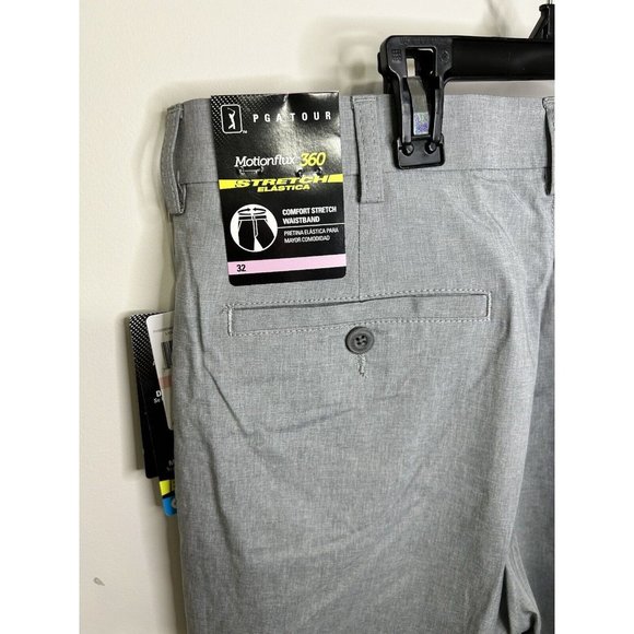 PGA TOUR Motionflux 360 Stretch Golf Shorts Size 32 NWT Driflux Sun Protection - Picture 6 of 6